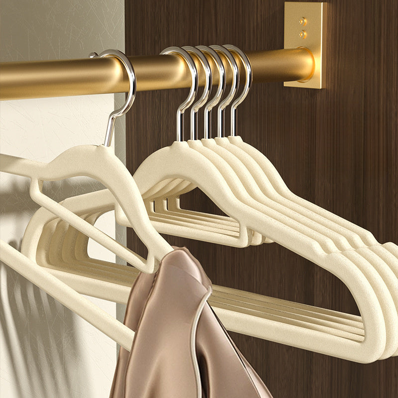 Durable Velvet Hangers in Pink & White - Non-Slip, Space-Saving Solution for Closet Organization and Retail Display