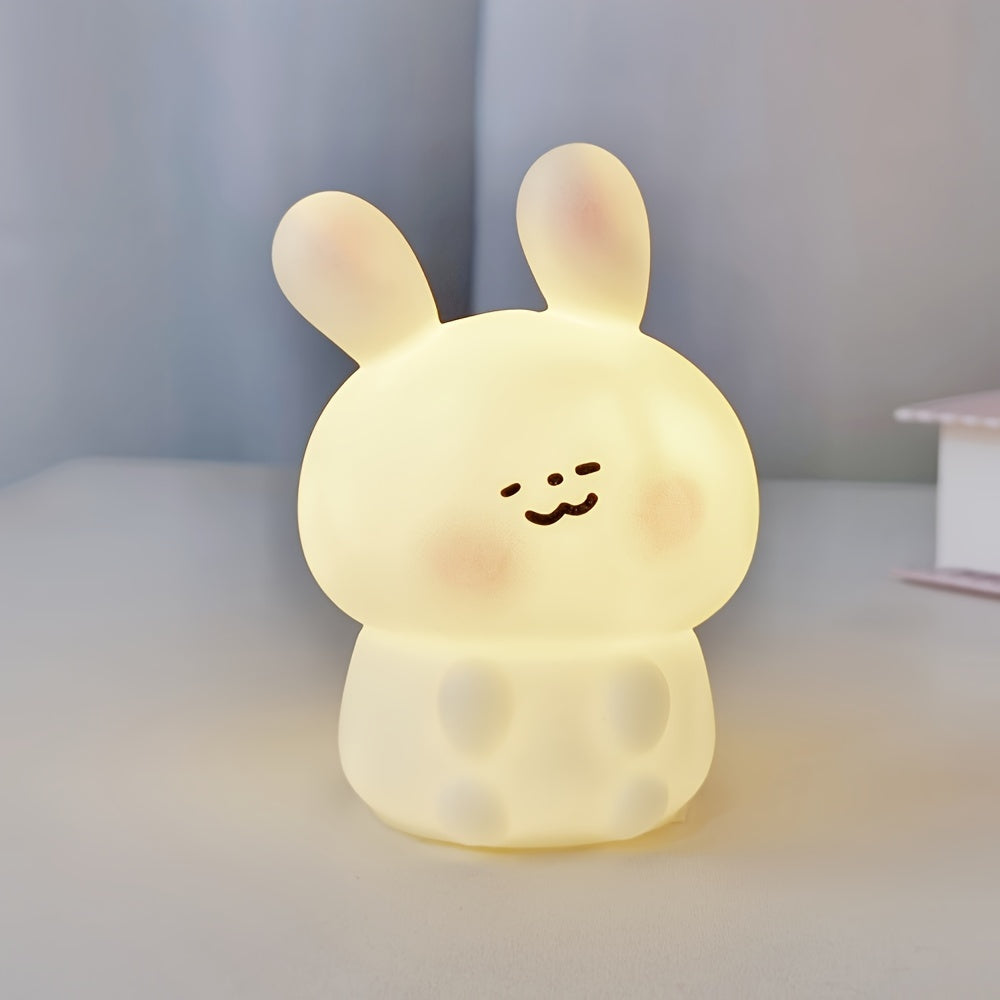 Blush Rabbit Lumious Toy for Desktop Decoration.