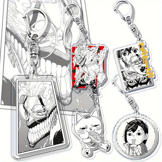 [Trending Pick] Stylish Manga Keychains - Perfect for Decorative Anime Accessory, Ideal Fashionable Gift for Fans & Backpacks, Chirstmas Pendant & Jewelry