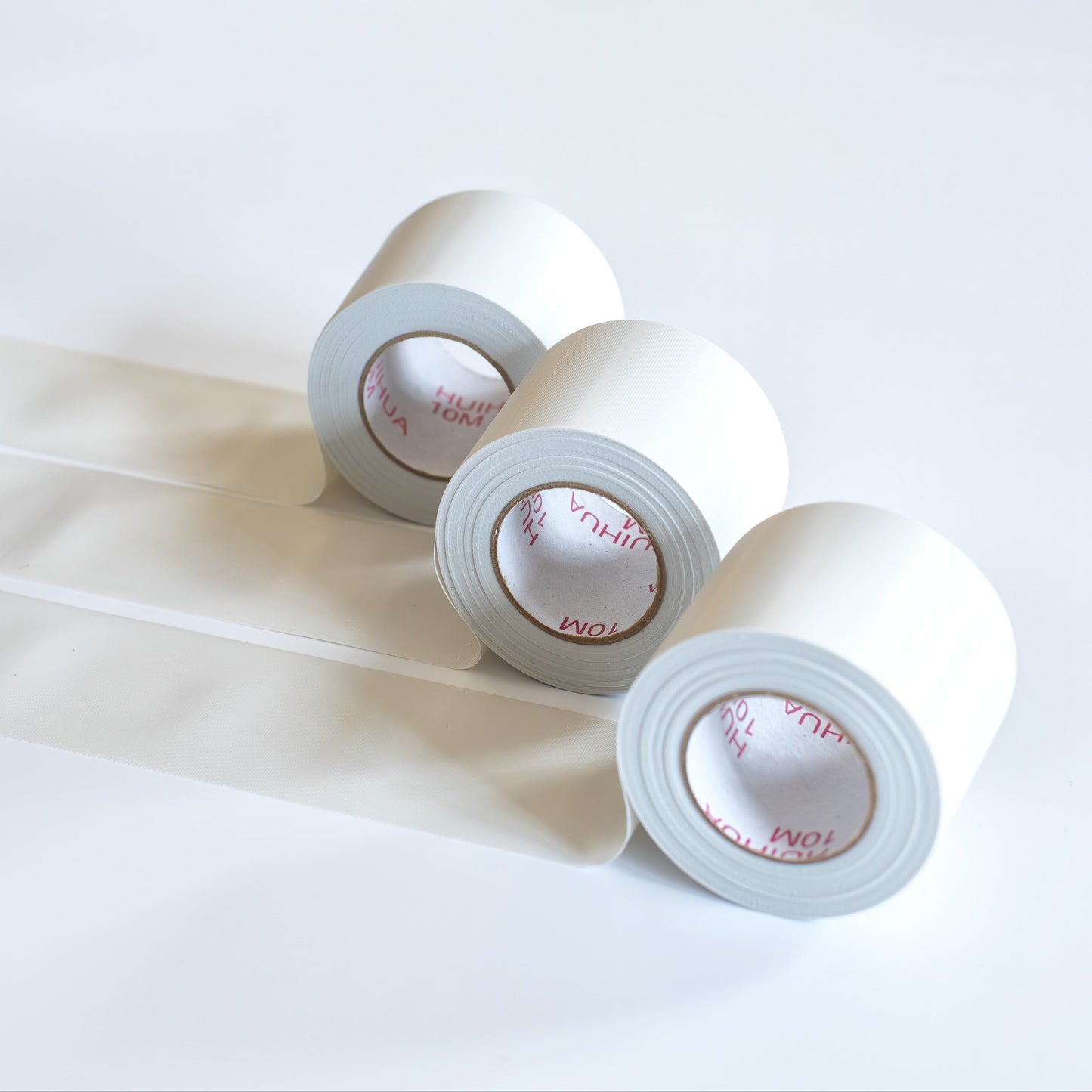 A pack of 10 PVC air conditioning wrapping tapes, each tape measuring 2.36 inches by 590.55 inches and 0.2mm thick. Suitable for heating and cooling parts, providing insulation, protection, and enhancing aesthetics without the need for power.