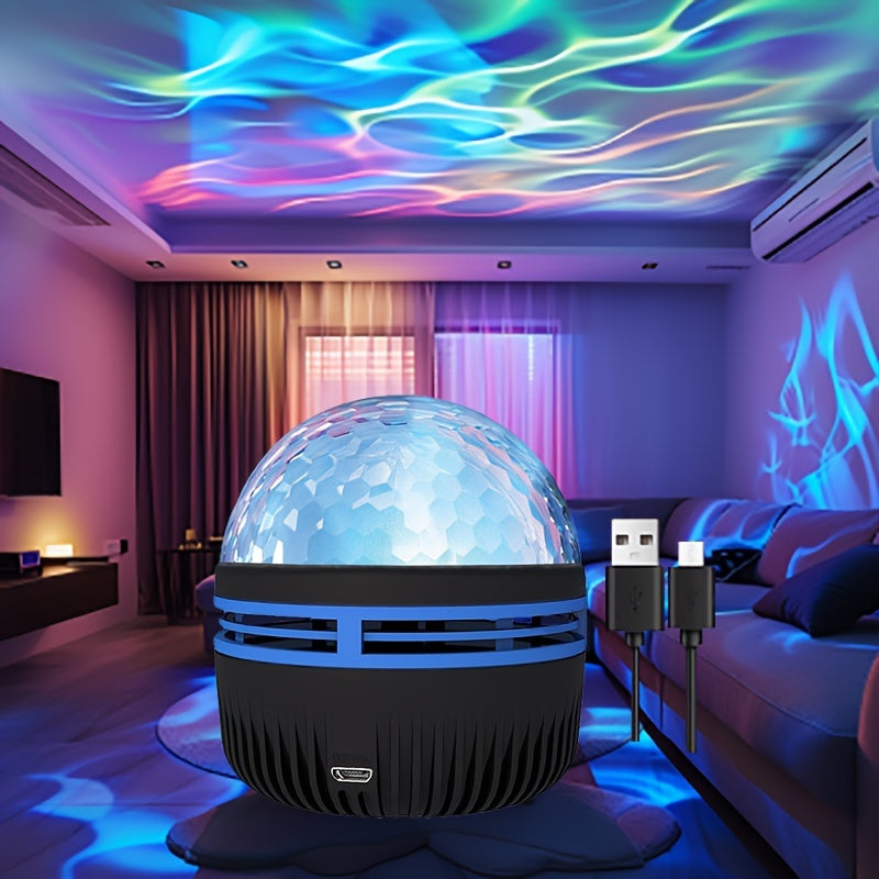 Get the Galaxy Star Projector with Ocean Waves - USB Powered LED Night Light in Black for an extra spooky Halloween atmosphere in your bedroom, game room, or home theater. Perfect for parties, birthdays, and Christmas too!