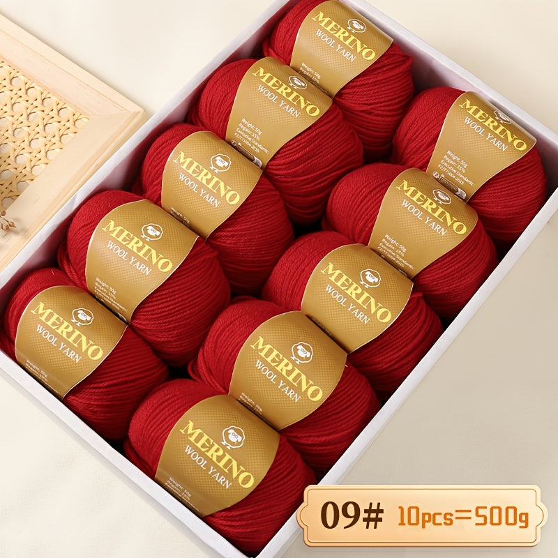 500g of high-quality wool yarn and 212g of medium fine camel hair yarn suitable for autumn and winter hand-knitted sweaters, scarves, hats, and warm clothes. Includes 1 large pack of wool