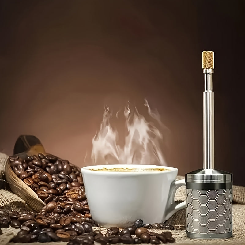 Stainless Steel Manual Coffee Dripper: Grounds Filter Press, Portable and User-Friendly – Perfect Gift for Coffee Enthusiasts