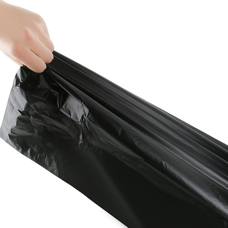 Thickened Heavy Duty Black Garbage Bags - Available in 80/120/150/250/300pcs - Strong, Durable, Leak-Resistant, and Tear-Proof - Perfect for Household, Commercial, and Outdoor Waste Disposal, Cleaning, and Organization