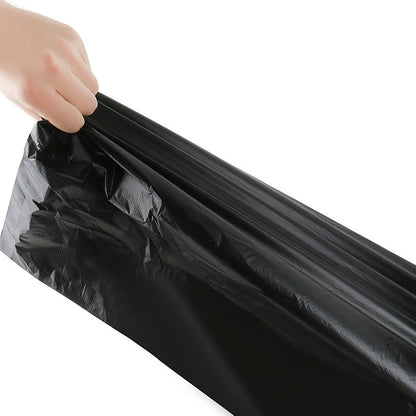 Thickened Heavy Duty Black Garbage Bags - Available in 80/120/150/250/300pcs - Strong, Durable, Leak-Resistant, and Tear-Proof - Perfect for Household, Commercial, and Outdoor Waste Disposal, Cleaning, and Organization