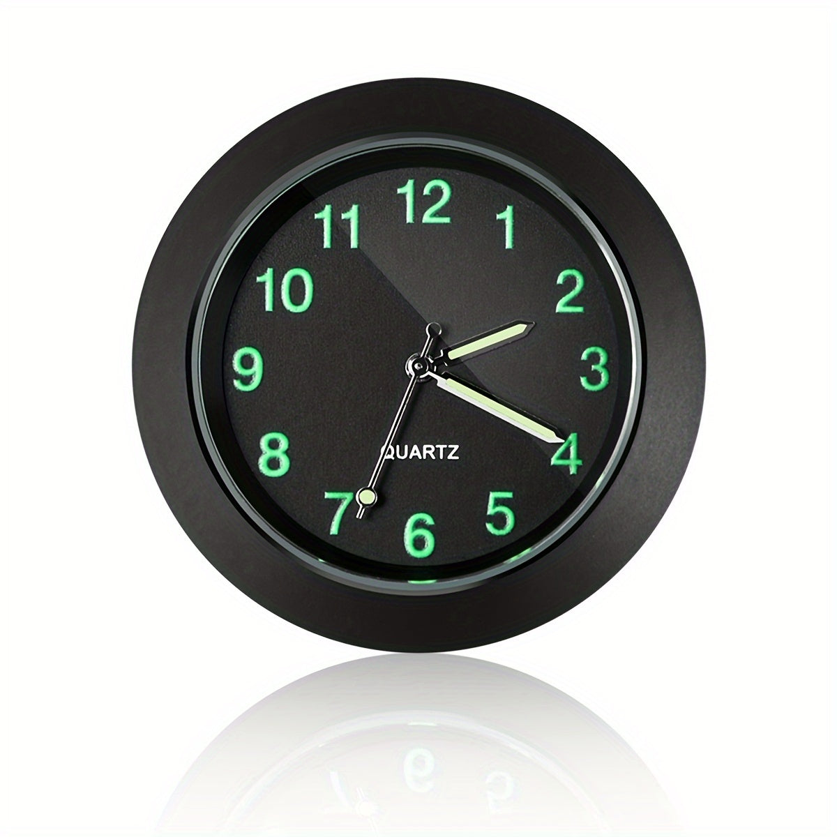 High-quality luminous car clock for interior decoration.