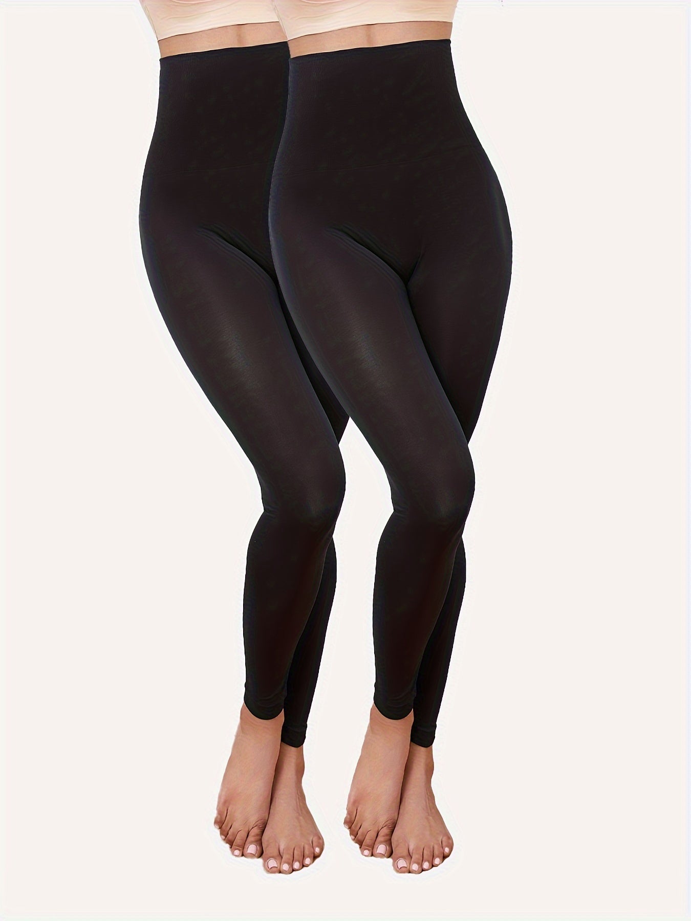 2 seamless butt lifting shaping pants with high waist tummy control for women, providing breathable comfort and shaping support.