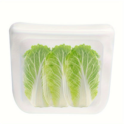 The newest version of the FreshStorage Bag is a Microwave Refrigerator Food Preservation Sealed Bag, made from leak-proof food-grade silicone with a self-sealing feature. This Recycling Storage Bag is perfect for storing and preserving food.