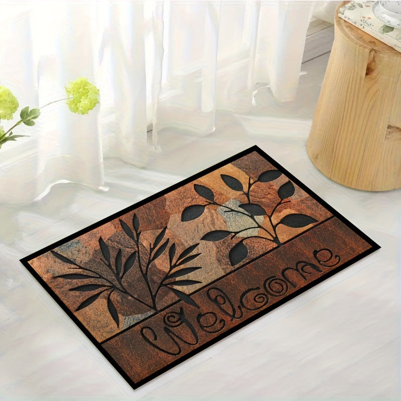 Welcome guests with the 1-piece Dirt Resistant Doormat that is perfect for both indoor and outdoor use. This low pile mat is highly absorbent and can be placed in the living room, bedroom, bathroom, kitchen, balcony, or patio.