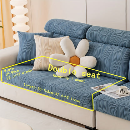 Polar Fleece Sofa Cover with Elastic and Non-slip Features for Pet Protection and Home Décor.