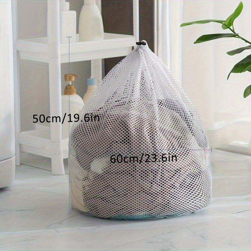 Durable Mesh Laundry Bag with Drawstring Closure - Multi-Purpose Organizer for Delicates, Undergarments, Socks & More - Ideal for Home, Dorms, and Travel