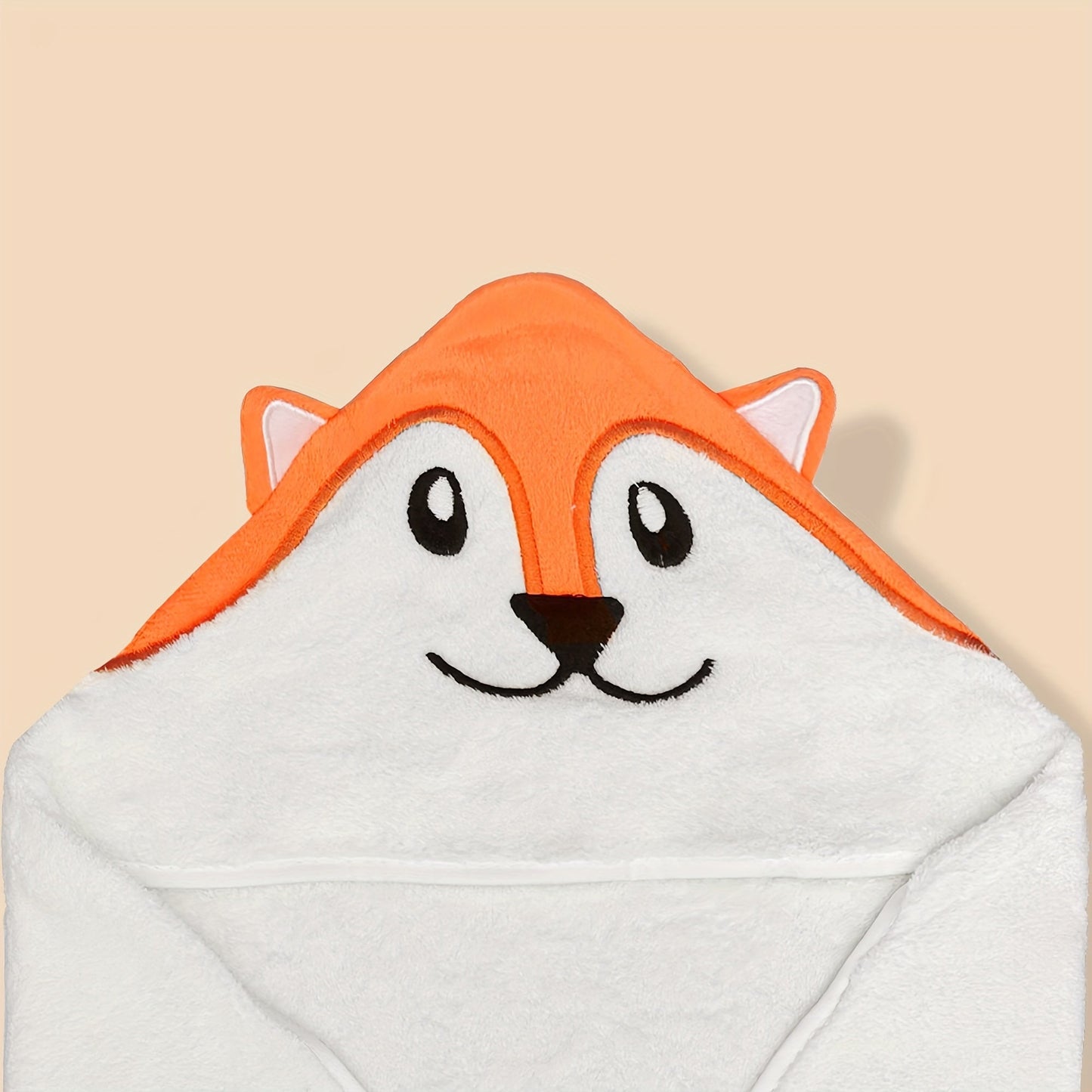 Ultra-Soft Microfiber Hooded Bath Towels for Kids with Cute Cartoon Animal Design - Wearable Blankets, Ideal for All Seasons, Great Gift for Newborns and Children aged 0-8. Perfect for Christmas and Halloween.