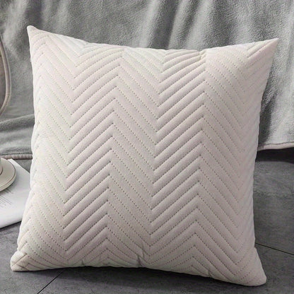 Boho-chic geometric wave pillow cover with zipper closure, hand wash only, versatile home decor for living room and bedroom in bohemian style.