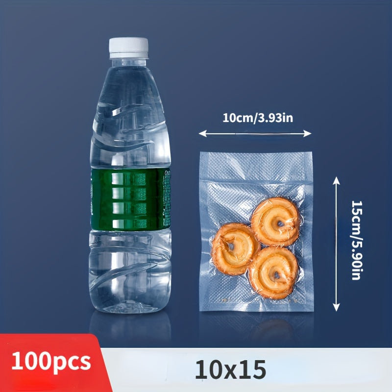 Comfort-Evac vacuum-sealing bags are your go-to solution for storing and preserving food. These textured plastic bags are designed for compressed storage and feature a mesh pattern for added freshness. Keep your household items organized and fresh with