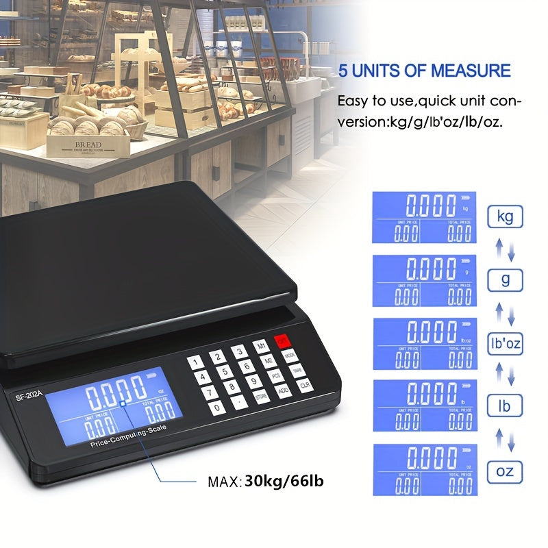 Dual-Display Weighing Scale/Kitchen Scale SF-202A with Multifunctional Features