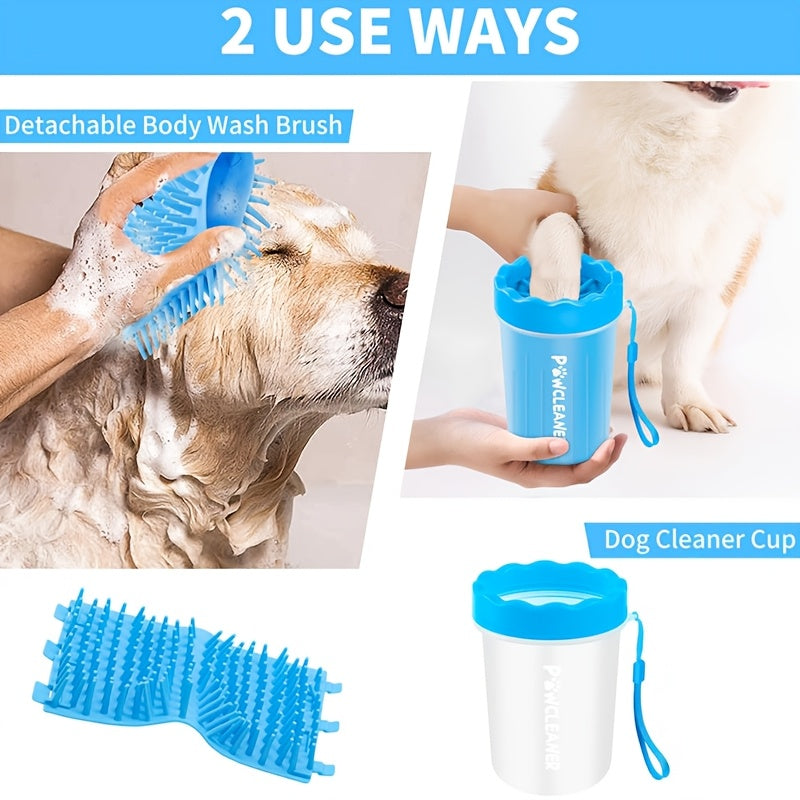 PetPaw Cleaning Brush for Dogs is an easy-to-use, uncharged manual paw cleaner ideal for maintaining pet hygiene and clean paw pads.