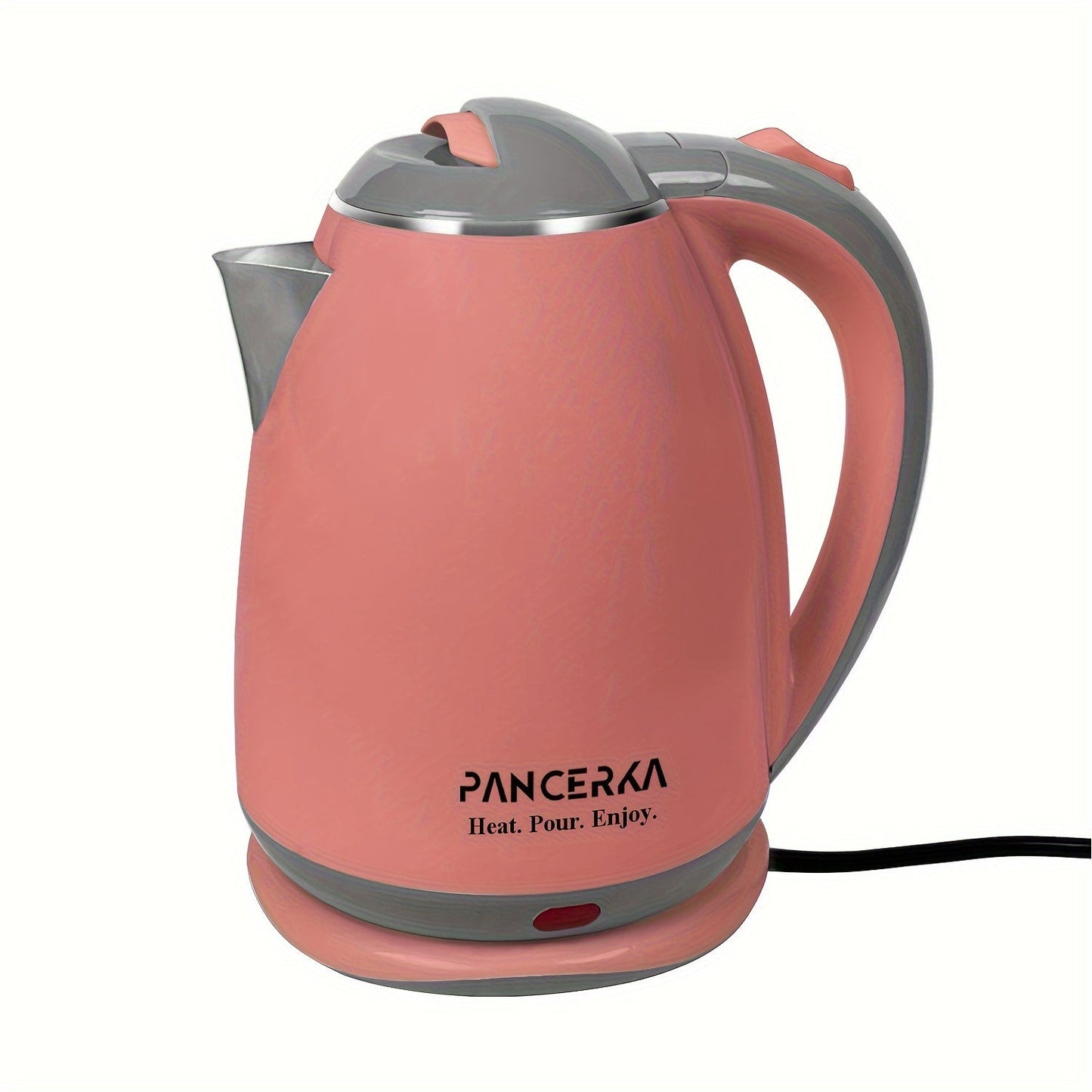 Electric Kettle by PANCERKA - 1.8L Capacity, 1500W Power, BPA-Free, Rapid Boil with Automatic Shut-Off & Anti-Scald Technology, Perfect for Brewing Coffee & Tea (EU Plug)