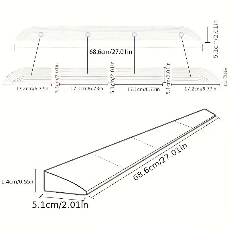 Easily replace the Sill Bar Step Ramp Climbing Mat on your Eufy, Xiaomi, Roborock, or iRobot vacuum with this plastic replacement. The vacuum adhesive floor attachment comes in Yellow, Black, Grey, or White.