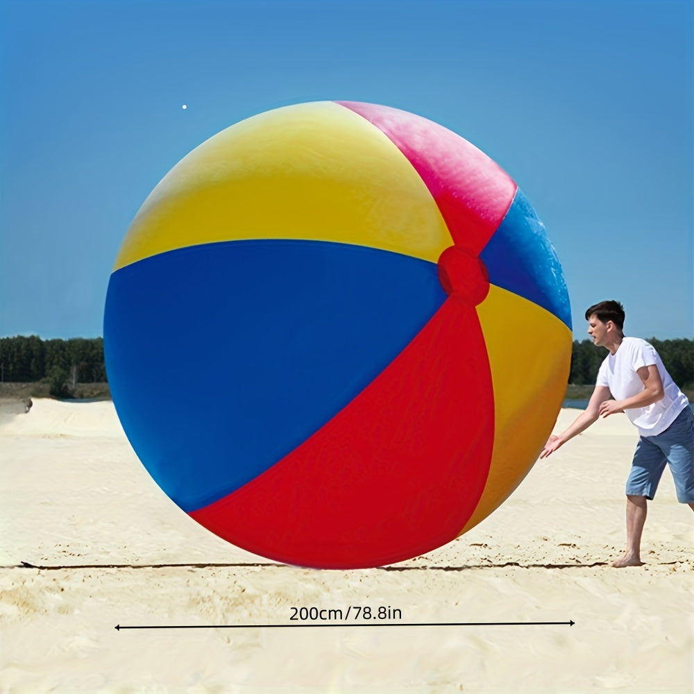 Giant Inflatable Beach Ball - 150/180/200cm for Outdoor Water Games and Parties