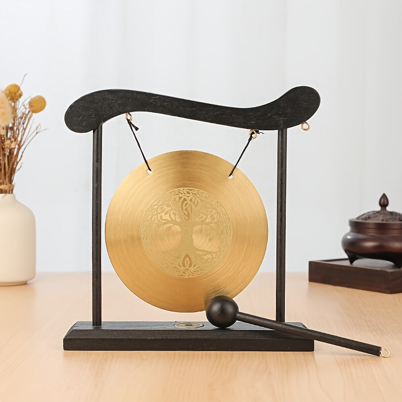 1pc Meditation Gong for Yoga, Home, and Office Relaxation.