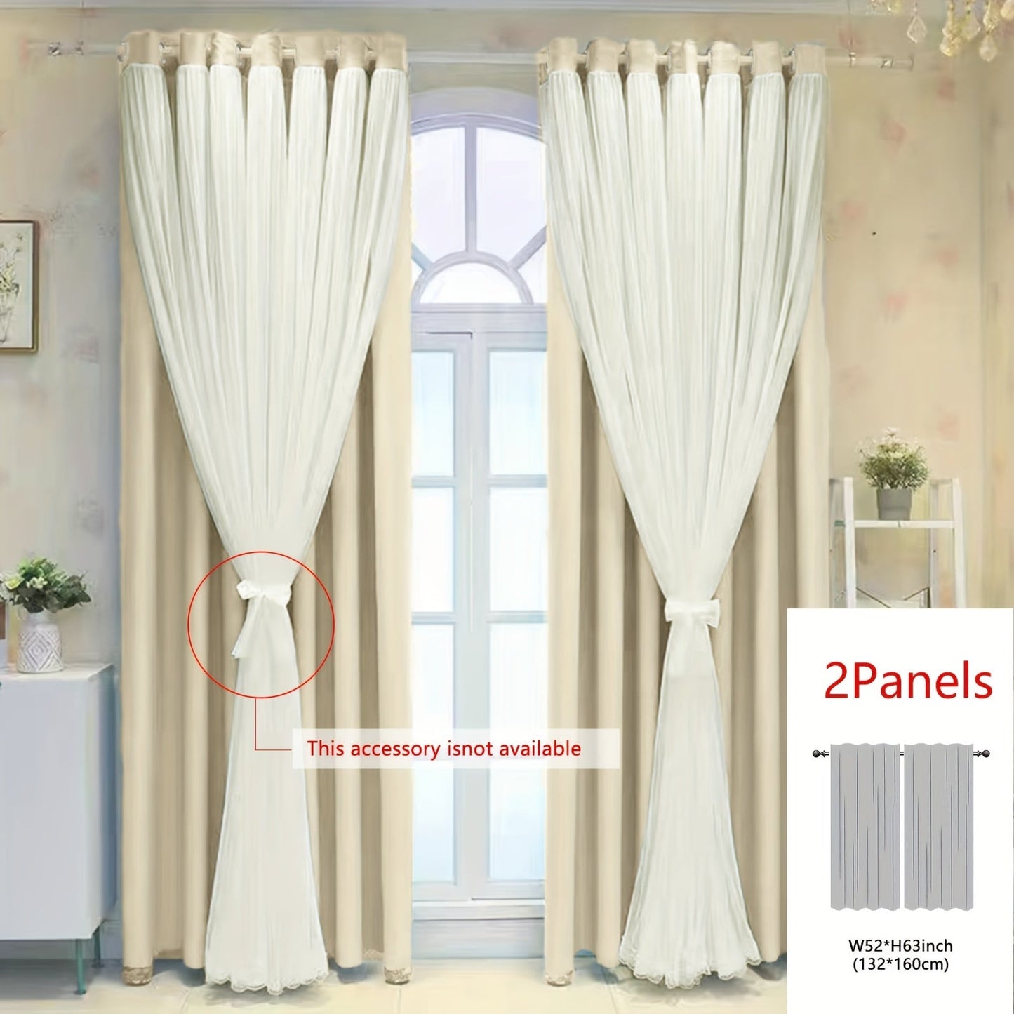 Single-panel Blackout Curtains made with One-layer Cloth and One-layer Yarn, featuring a Modern Simple Style. Ideal for use in Living Rooms, Bedrooms, Balconies, Floating Windows, providing Noise Reduction and adding a touch of Romance to your Home Decor.