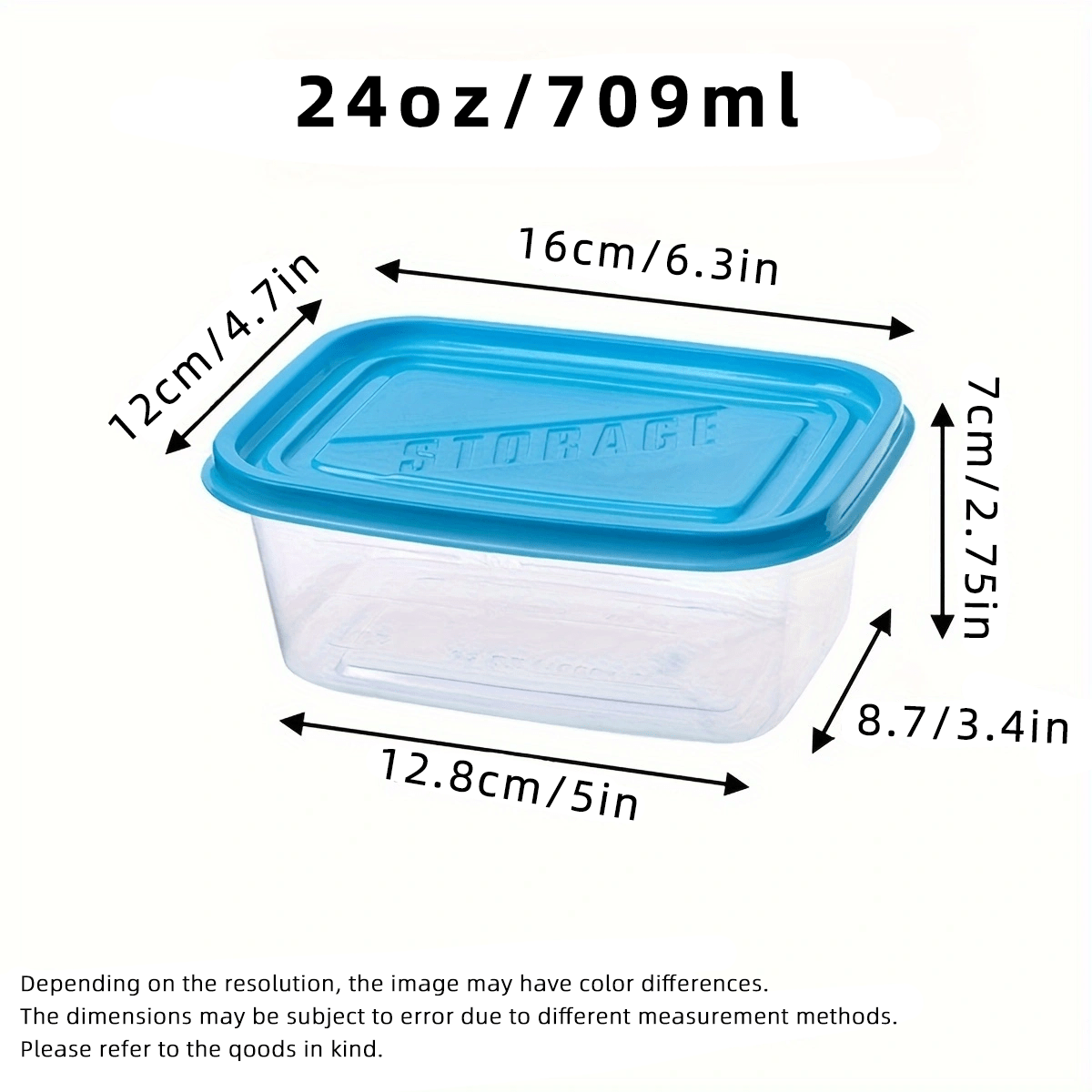 Set of 10 Reusable Food Storage Containers with Lids - BPA-Free Plastic Mini Boxes for Kitchen, Office, School, Picnic - Airtight Clear Organizer for Meal Prep and Snacks