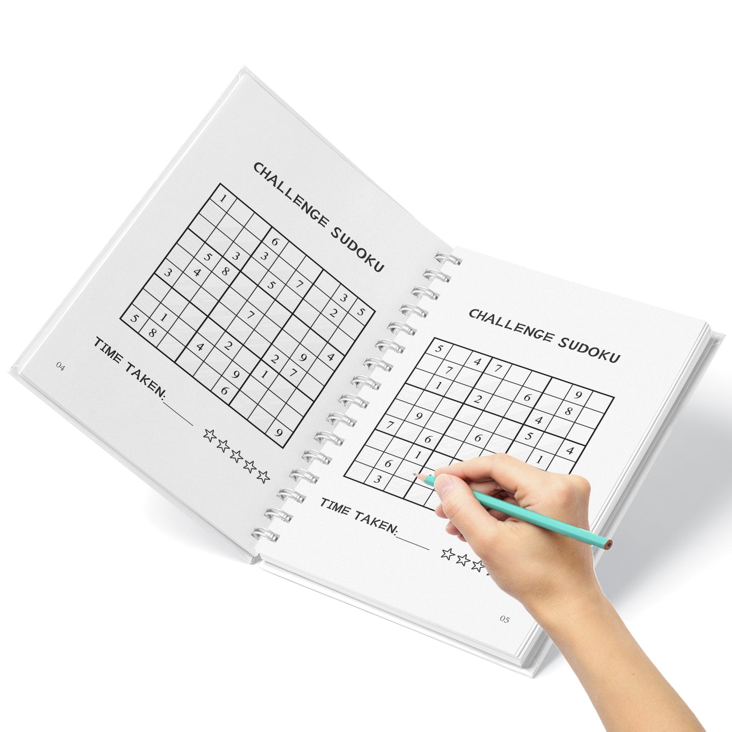 1pc ZHIDIAN INTERNATIONAL (USA) LLC Sudoku Challenge Book for Ages 12+, English Edition - Master Sudoku Puzzles to Enhance Problem-Solving & Concentration, Released on 2024-05-01