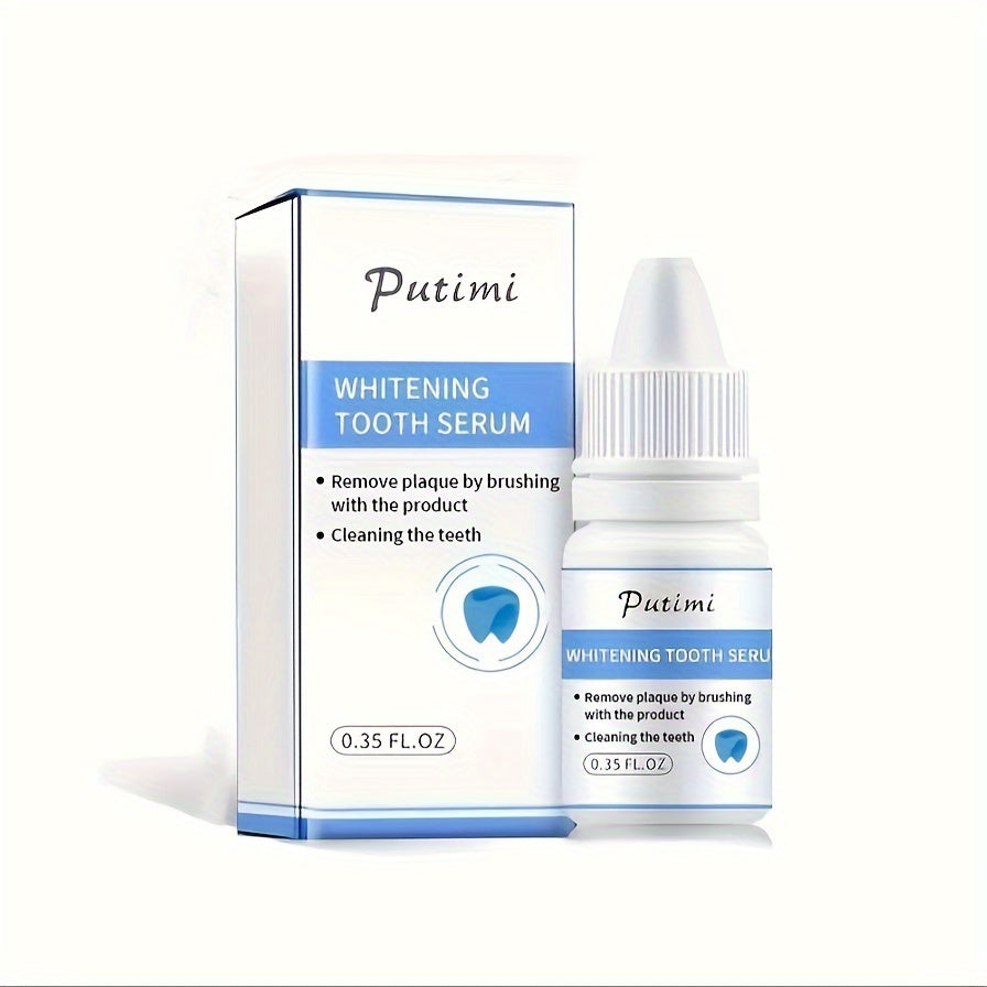 Whitening serum for teeth, use twice daily for noticeably whiter teeth in 1 week.