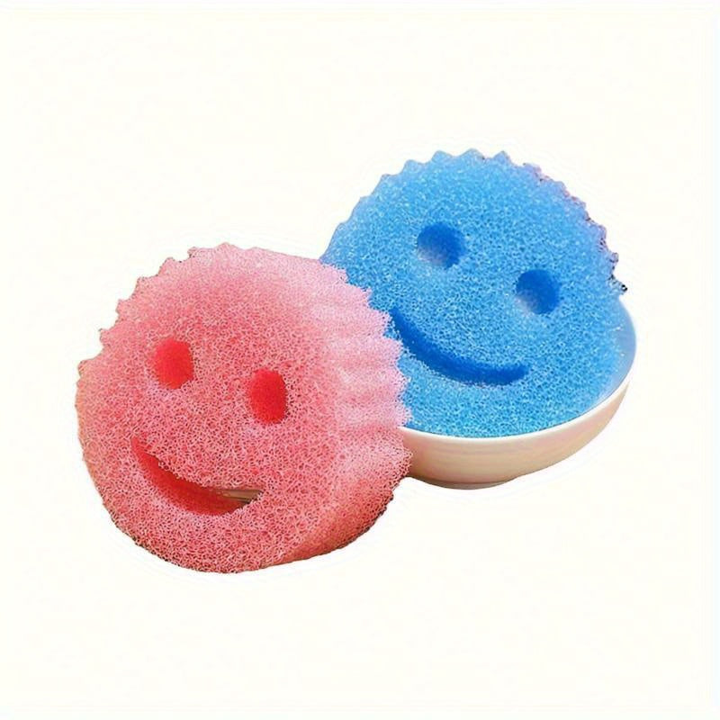 Cheerful Sponge Holder with Suction Cup - Convenient Wall-Mounted Kitchen Organizer for Sponges, Brushes & Rags