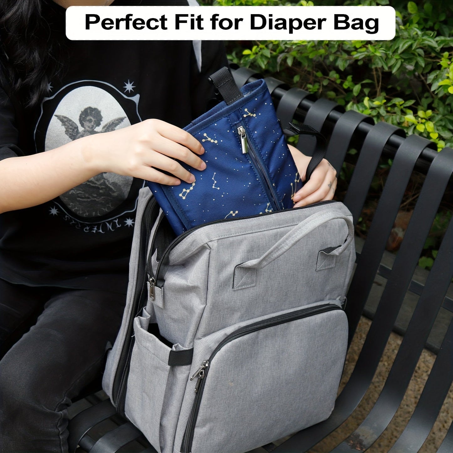 Travel in Style with our Convenient Portable Baby Diaper Changer Pad - Multifunctional, Foldable, and Ideal for On-the-Go Parents!