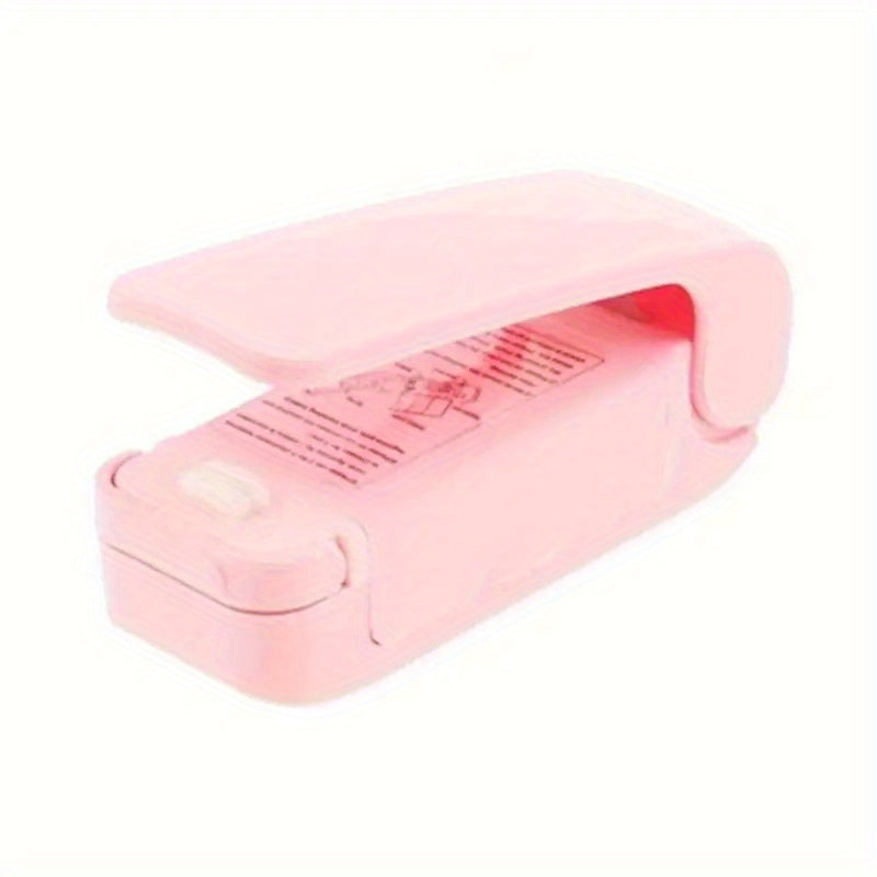 Keep snacks fresh and portable with this mini hot bag sealer for plastic food bags. Perfect for the kitchen or on-the-go.