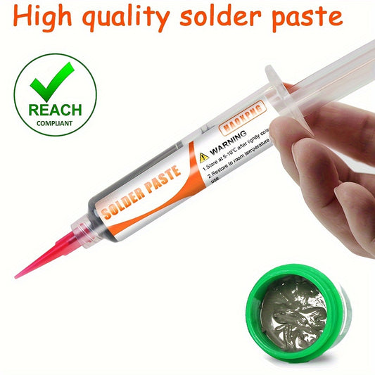 HAOXPNG Solder Paste for SMD Repair, LED, Home Renovation, and Electronics Repair