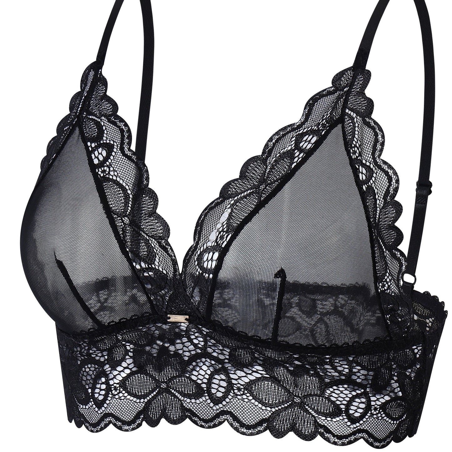 Sheer Lace Bra for Women