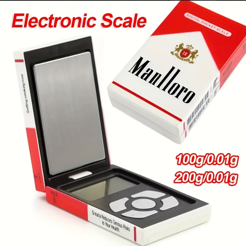 200g capacity portable scale with digital display, backlight, and unit conversion. Ideal for jewelry and office use. Operated by batteries (not included).