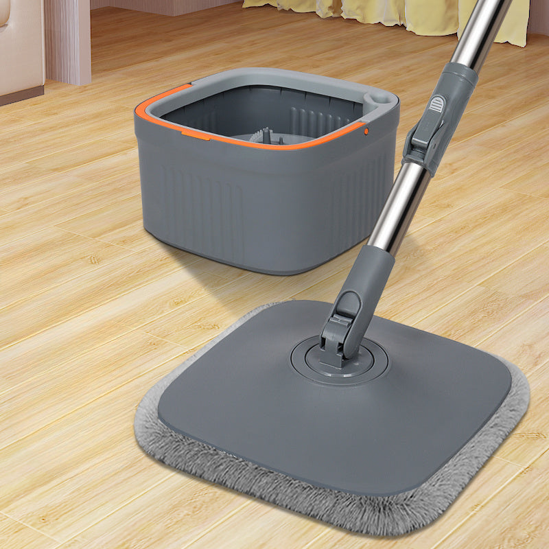 The EasyWring Dual-Use Cleaning Mop is equipped with a durable stainless steel handle, making it perfect for both wet and dry floor cleaning. Its innovative dirt-separating design makes it ideal for use in kitchens, bathrooms, and living rooms. This set