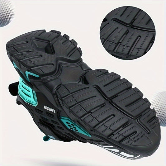 Trendy chunky shoes with non-slip soles for kids' outdoor activities.