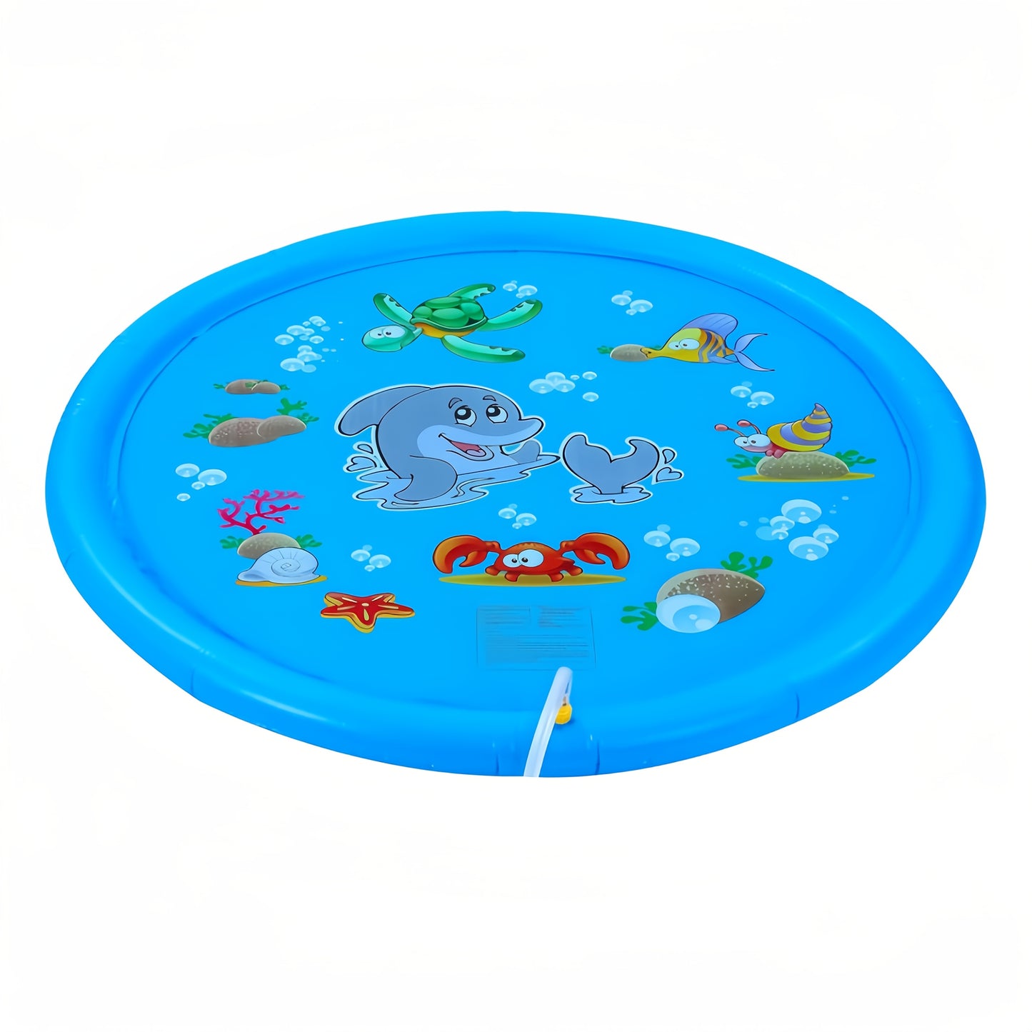 yyfish Dual Sprinkler Splash Pad, 170cm/66.9in, Durable PVC, Family Fun for Kids 3-5