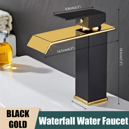 Single-hole stainless steel faucet for hot and cold water in home bathroom cabinet washbasin.