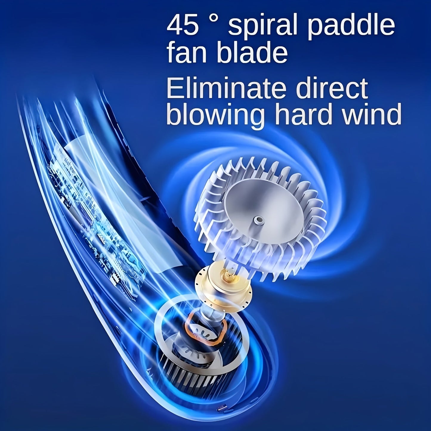 Portable Neck Fan with Digital Display, USB Rechargeable Mini Fan, Quiet Operation, Adjustable Speed, Made of Plastic, Suitable for Indoor & Outdoor Use, Perfect for Students and as Christmas Birthday Gifts, Leafless Design for Large Wind Output