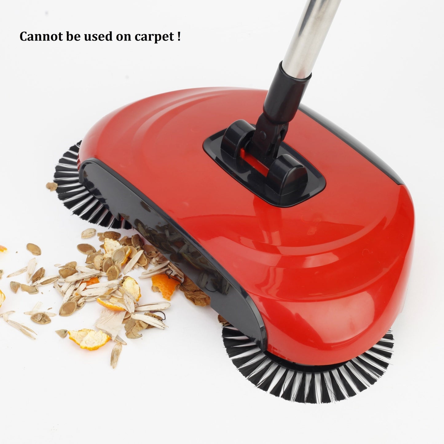 1Set of 3-in-1 Multifunctional Hand Push Sweeper, Vacuum Cleaner, Sweeping and Moping Machine. Ideal for Removing Garbage, Pet Hair, and Dust with Both Dry and Wet Use. Perfect for Hardwood and Ceramic Tiles. Includes 1/2/5/10 Cloths and Various Cleaning