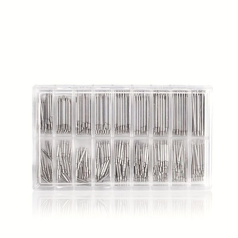 Watchmaker tools include 144 pieces of watch band spring strap link pins, making it an ideal choice for gifts and watch assembly.