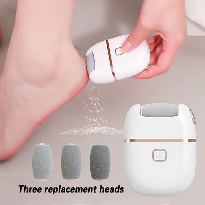 New Foot Scraper with three replacement grinding heads, dual speeds, and built-in mold release.