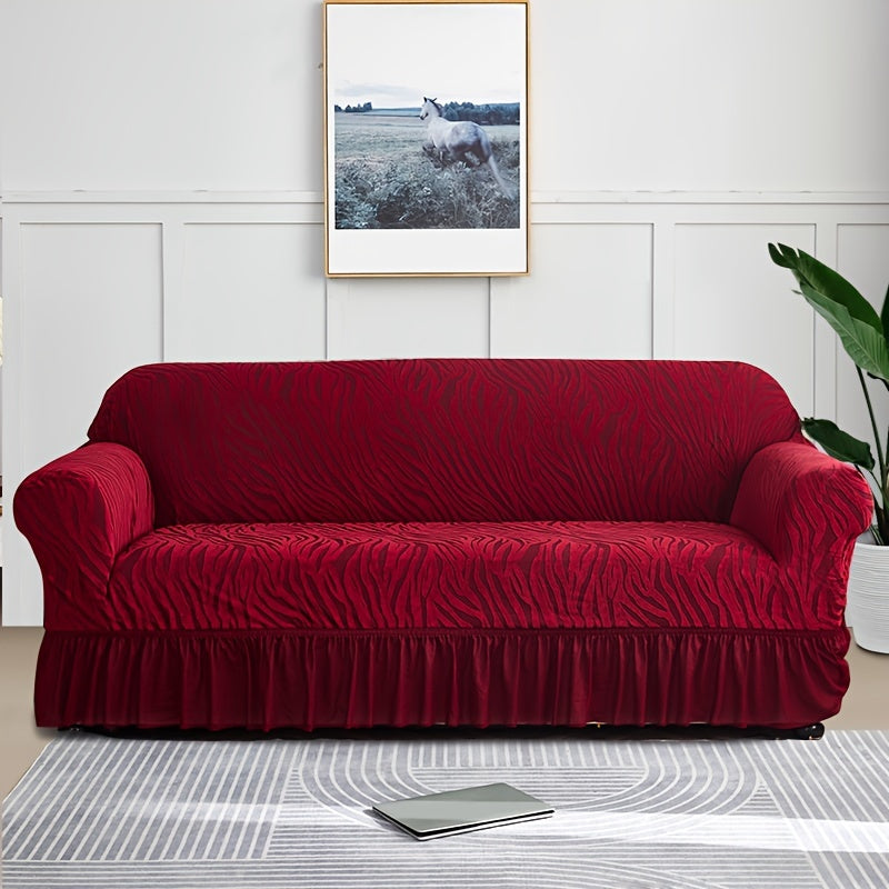 Dustproof sofa slipcover for all seasons, universal fit for couches, protects furniture in home decor.