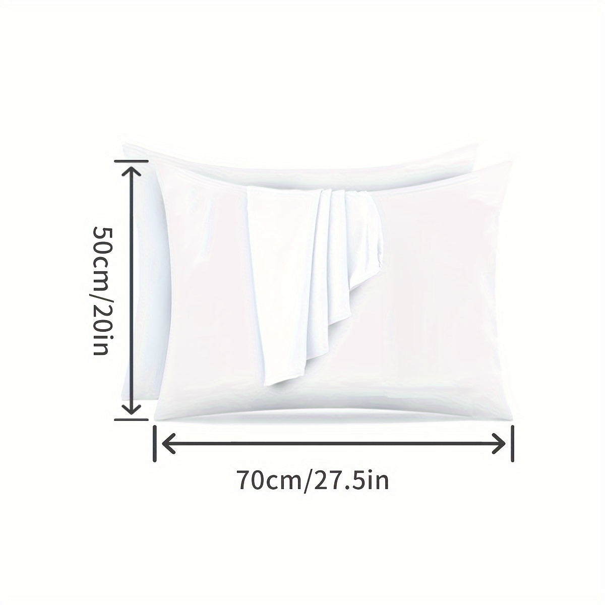 Pillowcase that is 100% Waterproof and Stain-Resistant, Super Soft with Thickened and Enlarged Design