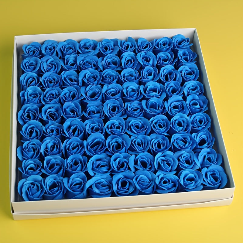 Box of 81 everlasting roses, ideal for Valentine's Day gifts, wedding decorations, anniversary presents, home decor, and enhancing photos.