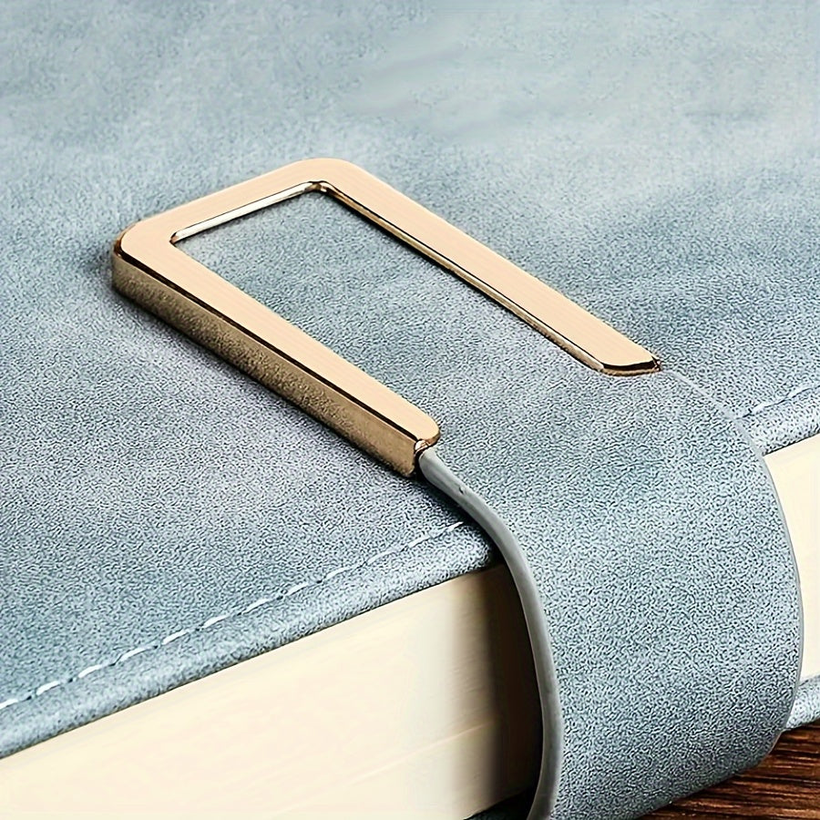 Vintage PU Leather Notebook with Custom Soft Cover and Bookmark - Ideal for Business Meetings, University Life, or Love Diary