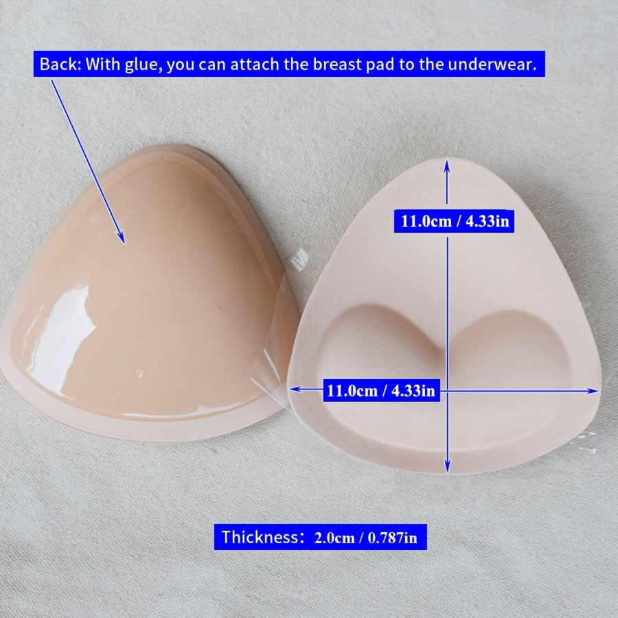 Клеевые подушки для бюста для дополнительной поддержки и увеличения в нижнем белье и купальниках.