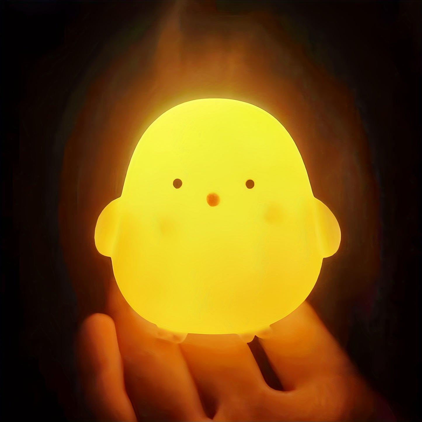 Charming Chick LED Table Lamp - Soft, Battery-Operated Light for Bedroom, Study, and Office Decor & Gifts.