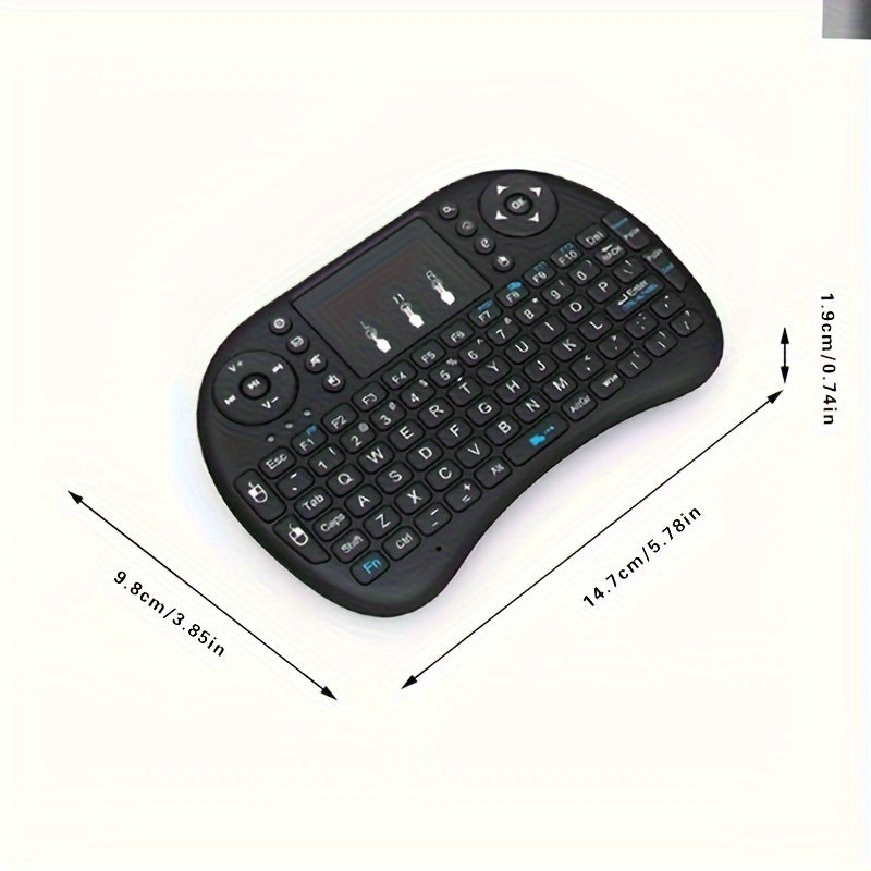 [Popular] Wireless 2.4G Mini Keyboard with Touchpad - Perfect for Android TV, Smart TV, Projector, PS3, and more!