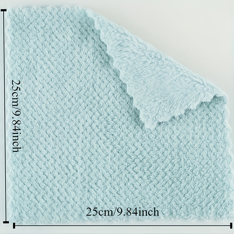 Get a set of 10 high-quality Ultra-Soft Microfiber Cleaning Cloths, perfect for streak-free cleaning of glass, dishes, and windows. These versatile towels are great for use at home or school and make an ideal Christmas gift. Brighten someone's holiday